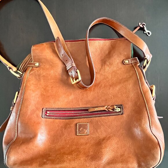 Vintage Dooney and Burke Leather Satchel - Picture 5 of 11